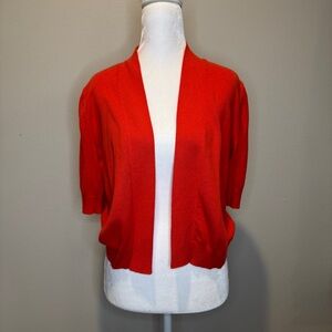 Jones New York Red Women's Cardigan